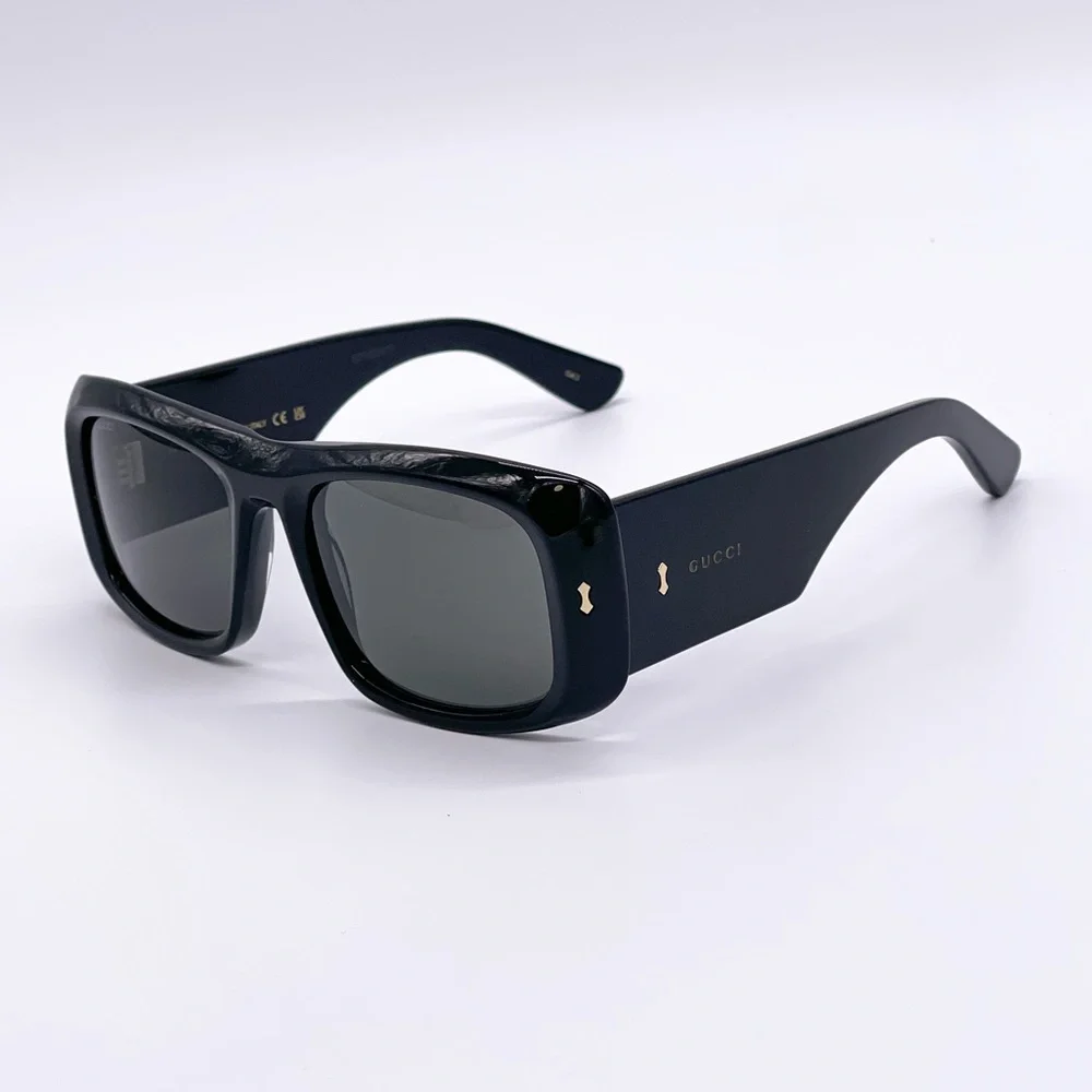 NEW GUCCI GG1080S 001 OVERSIZED SUNGLASSES GUCCI GG1080S BLACK EYEWEAR
